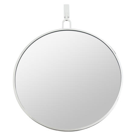 VARALUZ Stopwatch 30-In Round Accent Mirror - Polished Nickel 407A01PN